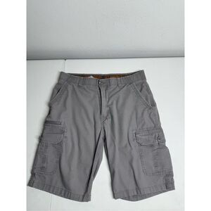 Wearfirst Men's Stretch Caution Ripstop Free Band Cargo Shorts Sz 36 See Notes